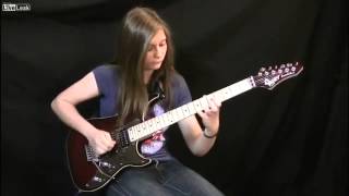 14 year old girl shreds Van Halens Eruption HD YouTube [upl. by Rina]