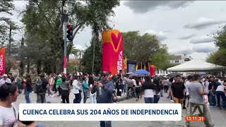 Cuenca celebra sus 204 años de independencia [upl. by Lazor]