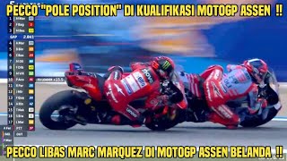 Tak Berkutik Pecco Pole di MotoGP Assen MM93 Dilibas Pembalap MotoGP yang Tahan Jadi Rekan Setim [upl. by Gainer734]