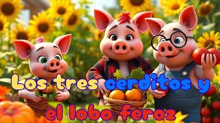 🐷Los tres cerditos y el lobo feroz🐺 Cuentos para dormir Cuentos Infantiles en ESPAÑOL LATINO [upl. by Lanaj]