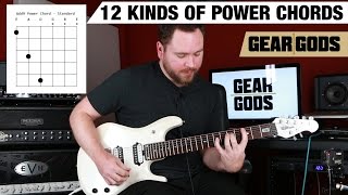 12 Different Kinds of Power Chords  GEAR GODS [upl. by Amilas]