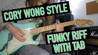 Cory Wong style Funk Riff with Tab [upl. by Ahsimak]