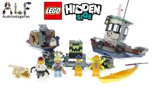 Lego Hidden Side 70419 Wrecked Shrimp Boat  Lego Speed Build Review [upl. by Asante]