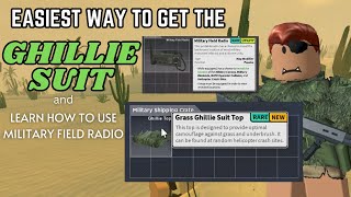 THE GHILLIE SUIT GRIND USING MILITARY FIELD RADIO IN APOCALYPSE RISING 2 [upl. by Glynda]