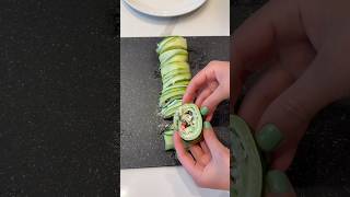 Two healthy appetizer ideas with cucumber 😋 [upl. by Nade]