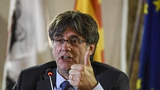 Catalonias fugitive separatist leader Carles Puigdemont to return to Spain [upl. by Malinowski12]