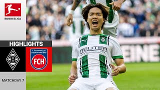 Borussia Mönchengladbach  1 FC Heidenheim  32  Zusammenfassung  Bundesliga 202425 [upl. by Wilek]