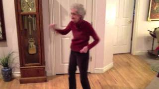 My 90yearold Grandma Dances to Bruno Mars  Just The Way You Are Skrillex Remix [upl. by Nyssa]