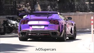 Mansory Ferrari 812 GTS Stallone In Monaco  Loud Exhaust Sounds [upl. by Beckett]