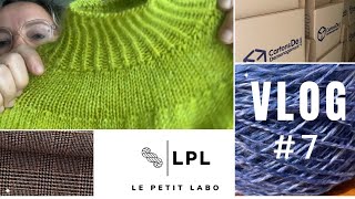 Vlog d’automne 7  Mes aventures tricot teinture calendriers et un petit début de « couture »… [upl. by Artair816]