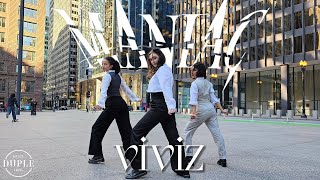 KPOP IN PUBLIC  VIVIZ 비비지  MANIAC by DUPLE in CHICAGO SUIT VER [upl. by Fernande]