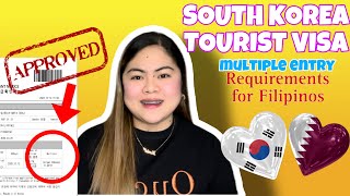 HOW TO APPLY KOREAN VISA IN QATAR  REQUIREMENTS FOR FILIPINOS  MULTIPLE ENTRY  KOREA VISA APP [upl. by Nywrad]