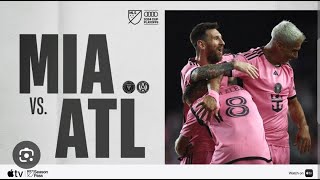 INTER MIAMI x ATLANTA UNITED  MLS AO VIVO COM IMAGENS [upl. by Bowen477]