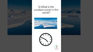 What is the smallest ocean in the world shorts [upl. by Tiras]