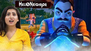 HELLO NEIGHBOUR ACT  1 PART2  MY NEIGHBOUR LOCKED ME IN HIs BASEMENT 😰 GIRL GAMER [upl. by Cora828]