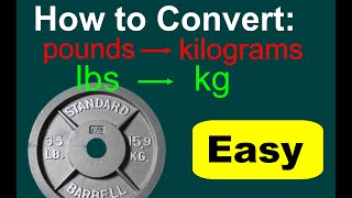 Converting lbs to kg lbs to kg conversion Conversions of pounds to kilograms [upl. by Cicily]