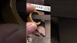 Making Gold Ring 💍 from old gold asmr newvideo ytshorts feedshorts viralvideo views like she [upl. by Ryun]