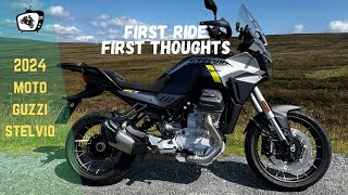 Moto Guzzi Stelvio 2024  First ride first thoughts  The new Italian Stallion [upl. by Trueman]