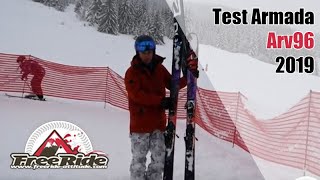 Tests skis Armada Arv96 2019 [upl. by Annonyw]