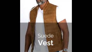 Goatskin Suede Puffer Vest [upl. by Naimerej]