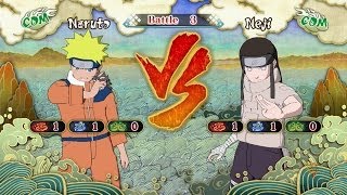 Naruto Shippuden Ultimate Ninja Storm 3 Naruto Uzumaki VS Neji Hyuga [upl. by Ahsieyn]