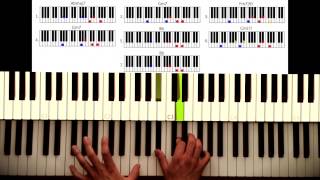 How to play Treasure  Bruno Mars PART 1 CHORDS Original Piano lesson Tutorial by Piano Couture [upl. by Naoh]