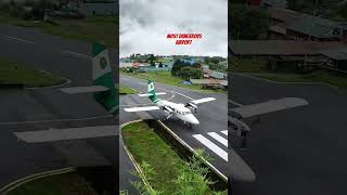 Plane takeoff full part2 luklaairport everestnepal nepal travel lukla everest [upl. by Ayalahs773]