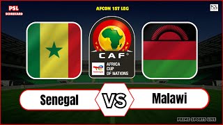 Malawi vs Senegal  Africa Cup of Nations 2024  CAF AFCON  Football Live Score Update today [upl. by Nodnil425]