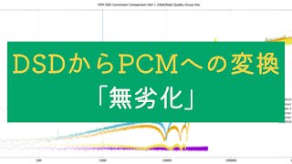 DSDからPCMへの変換は想像以上に音質が落ちることをできるだけ避けながら変換 [upl. by Carpenter771]