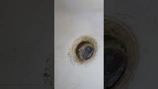 removing and repairing old cast iron bathtub drain same as sink and shower drains [upl. by Myron]