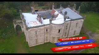 DJI Mini2 Aerial Video Of Clieffe Park Hall The hall overlooks Rudyard Lake [upl. by Ahsennod]