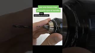 Cómo sacar tornillo ROTO Like y suscríbete carpinteria madera woodwork diycreator diy short [upl. by Luis876]