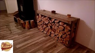 DIY  Firewood storage from Pallets [upl. by Kassia33]