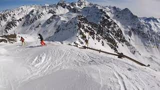 Skiing Verbier Mont Gelé Itinerary [upl. by Letsirk]