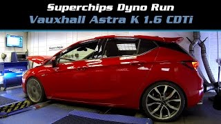 Superchips Dyno Run Vauxhall Astra K 16 CDTi [upl. by Nemlaz]