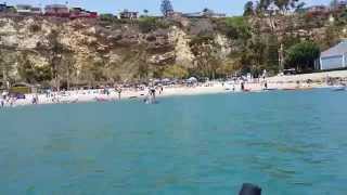 INTEX EXCURSION 5 with MINN KOTA 3HP in DANA POINT HABOR [upl. by Oile]