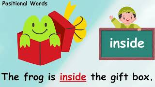 Positional Words for kids [upl. by Auoz]