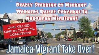 Deadly Stabbing By Migrant Worker In Michigan😲Stabbing sunfrogshirts [upl. by Daberath]