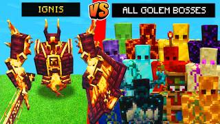 IGNIS vs ALL GOLEMS  Minecraft Mob Battle [upl. by Natale]