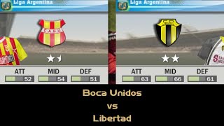 FIFA 07  Liga Argentina  Boca Unidos vs Libertad P1 [upl. by Curr]