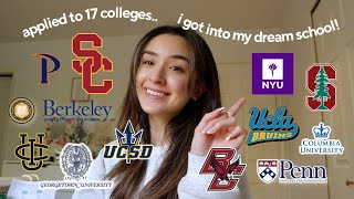 COLLEGE DECISIONS REACTIONS 2022 ivies UCs USC NYU  more [upl. by Adliwa]