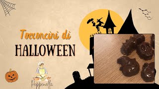 TORRONCINI AL CIOCCOLATO E NOCCIOLE HALLOWEEN [upl. by Aleacim]