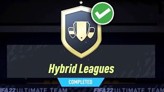 FIFA 22 HYBRID LEAGUES SBC CHEAPEST METHOD FIFA 22 ULTIMATE TEAM [upl. by Germano]