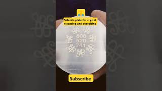 Selenite plate for crystal cleansing and energising tarot crystalsviralvideo [upl. by Burroughs]