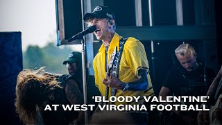 mgk  Bloody Valentine FULL PERFORMANCEmulticam at West Virginia Football [upl. by Snodgrass]