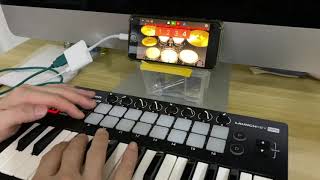 How to Create Simple Intro Using Novation Launchkey Mini On GarageBand iOS [upl. by Trevorr]