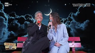 Fiorello e la figlia Angelica cantano quotLa prima cosa bellaquot  Viva Rai2 19032024 [upl. by Margareta965]