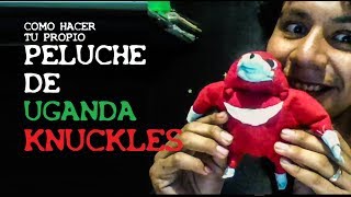 como hacer tu peluche de Uganda knuckles  tutorial [upl. by Sylvanus]