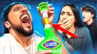 Fart Spray in Moms Cleaning Product PRANK [upl. by Gardol]