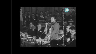 AV2300 Che Guevara discurso en la conferencia de la OEA [upl. by Aicatsan]